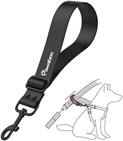 Pawaboo Dog Seat Belt for Car, with 360° Hook，20 in, Chew-Proof, Black by Pawaboo