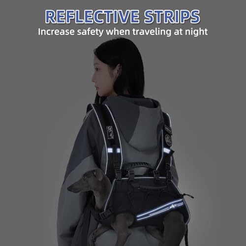 Wakytu Dog Lift Harness for Small Dogs,Dog Backpack Carrier - Image 3