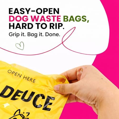 Dog Poop Bags 120 Count – Leakproof, Extra Thick & Easy Open | Unscented Plant-Based PLA + PBAT, Fits All Dispensers | Funny Hey Stinky Design – Proudly Supporting Service & Therapy Dogs - Image 4