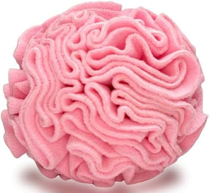 Glory To Dog Medium Breed Snuffle Foraging Dog Puzzle Ball Toy Pink Large by GloryToDog