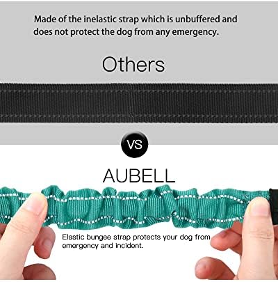 AUBELL Dog Seat Belt for Car,Updated 3-in-1 Bungee Dog Car Harness,Teal - Image 5