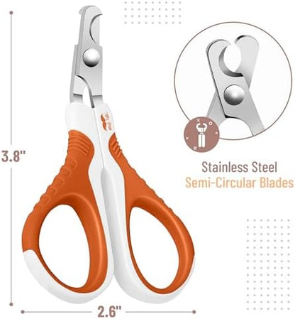 Mr. Pen- Cat Nail Clipper, Raspberry Red & White Cat Nail Trimmer - Image 2