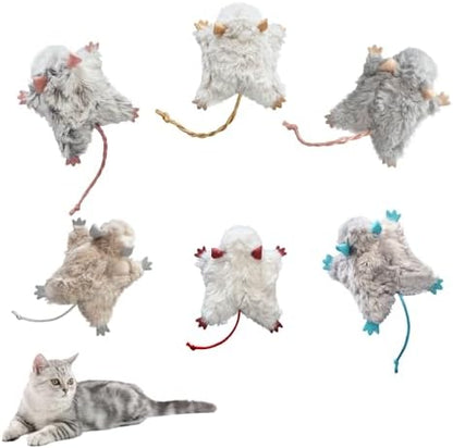 Catnip Mouse Toys for Cats, 6Pcs Interactive Plush Mice Cat Toys for Indoor by Unknown