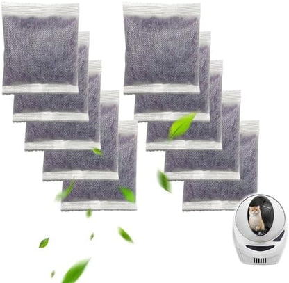 10 PCS Cat Litter Deodorizer Refills Compatible with Whisker OdorTrap Pod,Odor Remover Refills for Litter-Robot 4 Waste Bags & Litter-Robot 3 Waste Drawer, Litter Box Odor Eliminator (Lavender) by Unknown