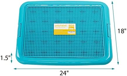petphabet Training Pad Holder Floor Protection Dog Pad Holder Mesh Training Tray (M-18"x24")… - Image 2