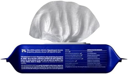 DOUXO SPA Dog Wipes for Paws, Butts, Tear Stains and Cleaning, 100 Wipes - Image 2