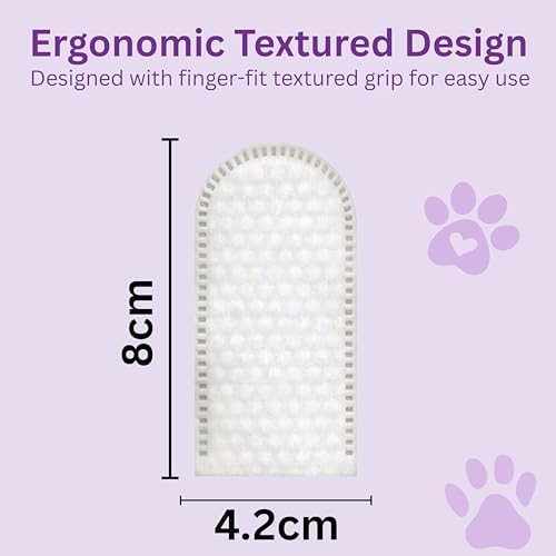 Dog & Cat Dental Finger Wipes, Fresh Breath, No Rinse, 100 Count - Image 4