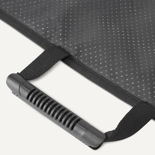 Amazon Basics Dog Car Seat Cover for Pets, 100% Water Repellent, 600D Heavy Duty, Black, Universal Fit with Non-Slip Backing - Image 4