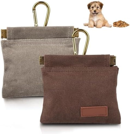2Pcs Hands Free Dog Treat Pouches for Training, Walking and Outdoor Use by PEASUG