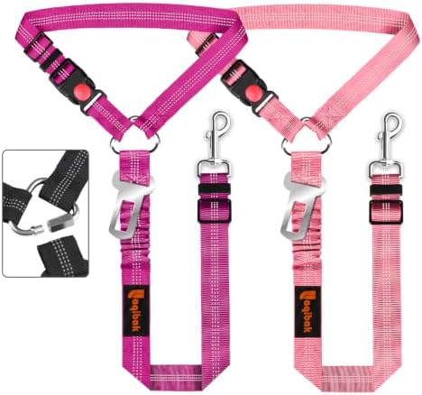 Laqibak Removable Dog Seat Belt Harness for Car, 3 in 1 Pet Seatbelt Leash by laqibakProductcollection