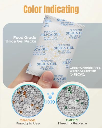 8 Pack Pet Food Desiccant Bag with Color Indicating for Automatic Cat Dog Feeder, Desiccant Packs Replacement Compatible with Petlibro, Keep Food Dry & Fresh(Individually Packaged) - Image 5