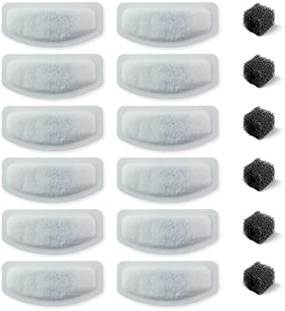 PET STANDARD Filters for ORSDA 2L Fountain, 12-Pack by PetStandard