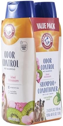 Arm & Hammer Dog Shampoo Combo Pack, Kiwi and Cucumber Mint Scent, 20 Fl Oz - Image 3