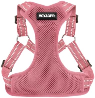 Voyager Step-in Flex Adjustable Dog Harness - Pink, X-Small by BestPetSuppliesLLC