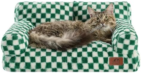 Hollypet Small Dog Large Cat Bed Puppy Couch Beds for Pets up to 25 lbs - Image 2