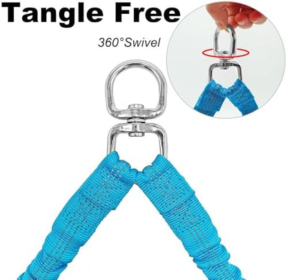 Dual Dog Leash Coupler, Double Control Padded Handles for 2 Dogs - Image 6