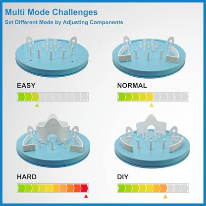 Interactive Cat Treat Puzzle Enrichment Toys, Sky Blue - Image 2