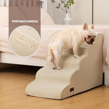 Aodisman Dog Stairs for High Bed,5-Step Pet Ramp for Small Dogs and Cats - Image 6