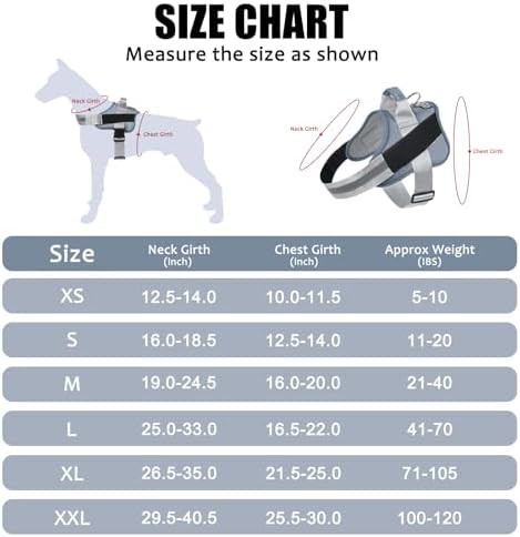 Dog Harness, No-Pull Reflective Dog Vest, Breathable Adjustable Pet Harness with Handle for Outdoor Walking - No More Pulling, Tugging or Choking - Image 4