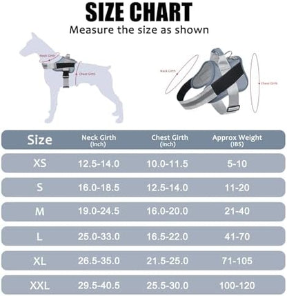 Dog Harness, No-Pull Reflective Dog Vest, Breathable Adjustable Pet Harness with Handle for Outdoor Walking - No More Pulling, Tugging or Choking - Image 4