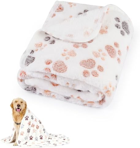 Dog Blankets for Medium Dogs, Cat, Premium Soft Dog Blankets for Small Dog by PEASUG