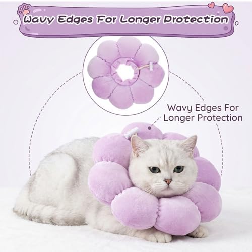 Cat Cone Collar, Adjustable Cat Recovery Collar - Image 3