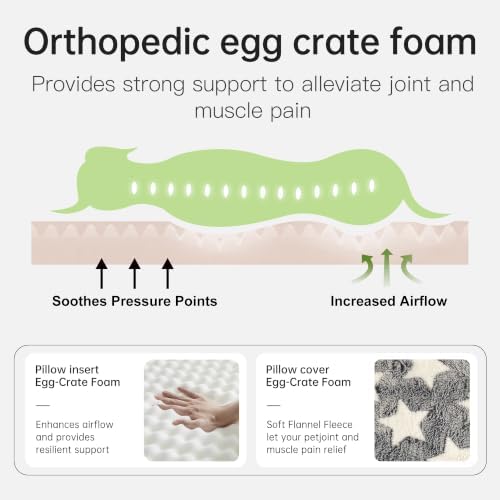 Orthopedic Dog Bed for Large Dogs with Removable Washable Cover - Image 4