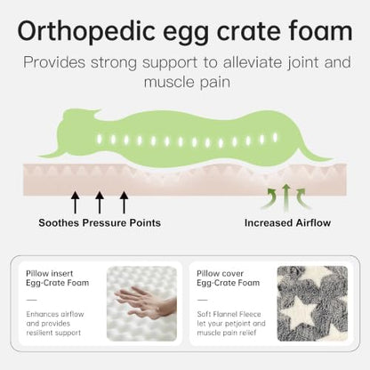 Orthopedic Dog Bed for Large Dogs with Removable Washable Cover - Image 4