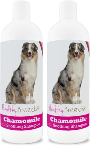 Healthy Breeds Australian Shepherd Chamomile Soothing Dog Shampoo 8 oz (Pack of 2) by HealthyBreeds