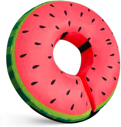 Inflatable Dog Cone Collar for After Surgery, Soft Adjustable Blow up Donut E-Collar for Small Medium Large Dog and Cats by Katoggy