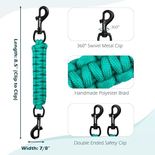 PetBonus Dog Collar Safety Clip, Handmade Prong Collar to Harness Connector - Image 2
