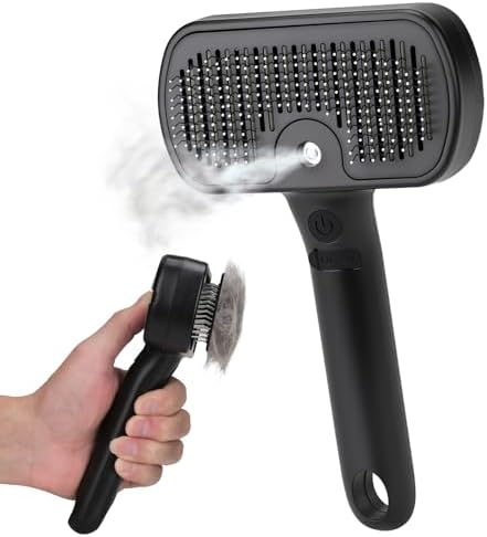 Pet Steam Brush, 3-in-1 Dog & Cat Grooming Comb for Pet Hair Removal by Unknown