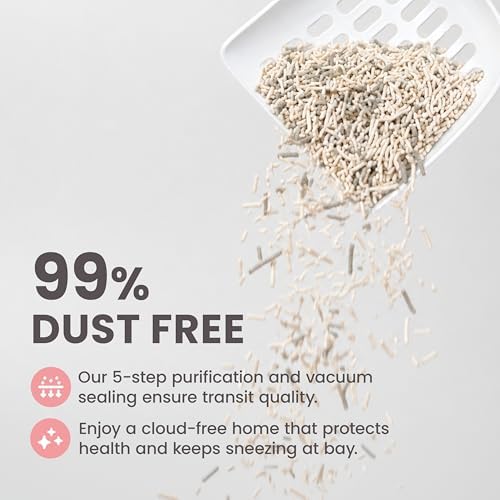 Lady N Tofu Cat Litter, Low Dust Compatible with Auto-Box Unscented 18lb - Image 4