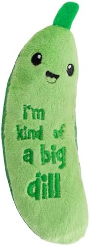 Catstages Crunchy Pickle Kicker Chew Cat Toy, Catnip & Dental Mesh, 6.5" by Catstages
