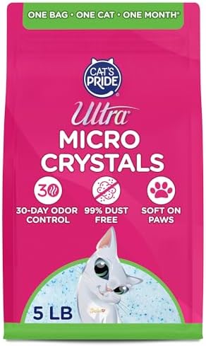 Ultra by Cat's Pride Micro Crystals Litter with 30-Day Odor Control, 5lbs by ULTRA