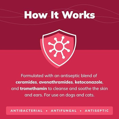 CeraSoothe® KET Antiseptic Flush for Dogs & Cats – Antifungal & Antibacterial Ear and Skin Cleanser, 16 oz - Image 4