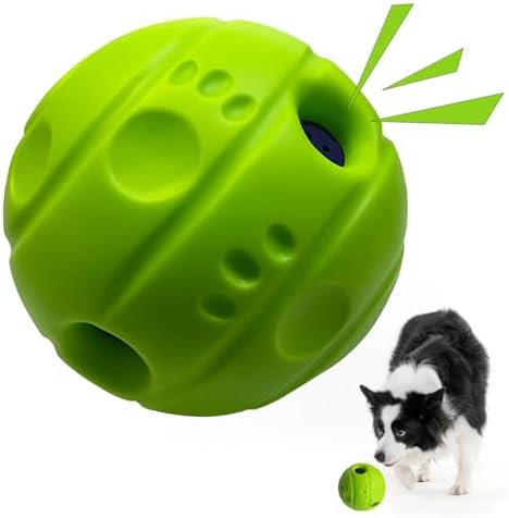 Dog Toys Ball, Interactive, L, 3.94 in (10 cm) by SHAKEANDLAUGH