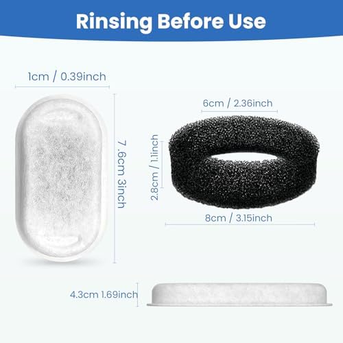 Official SwanNeck Cat Water Fountain Replacement Filters- 8+8 Pack - Image 3
