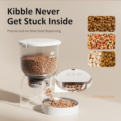 IMIPAW PET Automatic Cat Feeder: 4L Cat Food Dispenser Timed Precise Auto Feeder Programmable 1-6 Meals- Easy to Clean& Dual Power with Desiccant Bag Keeps Food Fresh- Reliable Pet Feeder for Cats - Image 4