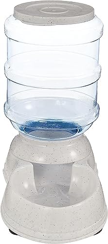 Amazon Basics Gravity Pet Food Feeder for Dogs and Cats, Easy to Clean, Easy to Fill, Removable Lid, 152fl.oz Capacity, Small - Image 3