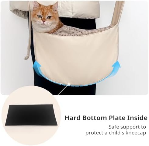 ONECUTE Dog Sling Carrier 15 lbs, Small Dog Carrier Sling for Cat & Puppies - Image 6