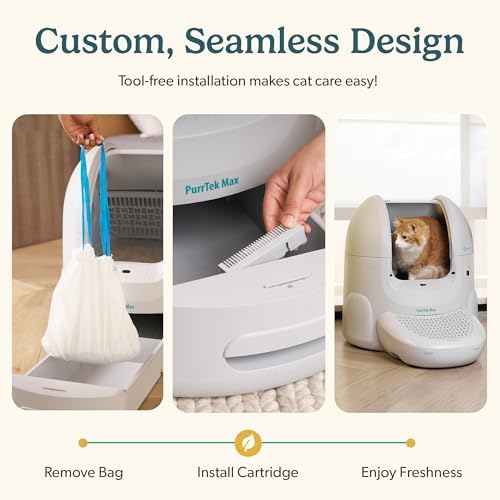 PetCove PurrFresh Litter Box Odor Eliminator for PurrTek Max, 5 Pack - Image 5