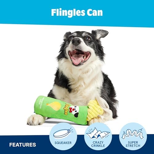 BarkBox Flingles Can Dog Toy - Toy for Small to Medium Dogs - Image 3