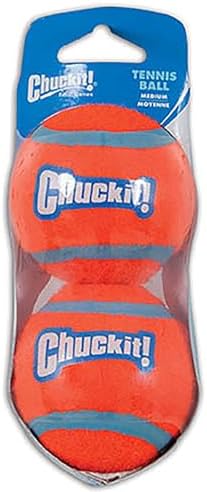 Chuckit! Dog Tennis Ball Dog Toy, Medium (2.5 Inch Diameter) for Dogs 20-60 lbs, Shrink Wrap Pack of 6 - Image 6