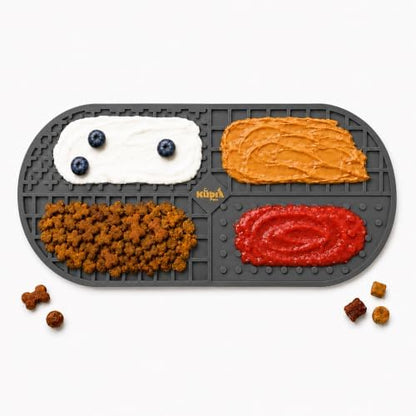 Ovalicious Slow Feeder Lick Mat for Cats & Dogs – Interactive & Dishwasher Safe | Kubi Pets by KubiPets