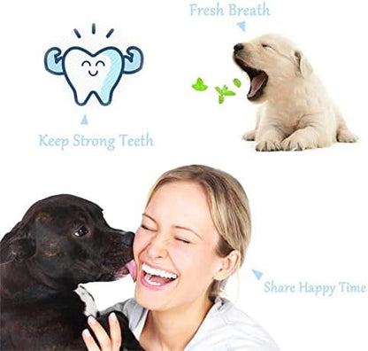 Orgrimmar 4 Pcs 3-Sided Pet Toothbrush Dog Cat Mouth Dental Teeth Care - Image 7