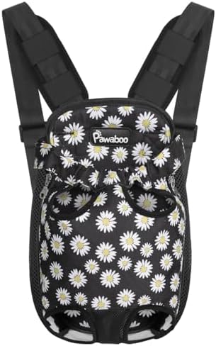 Pawaboo Pet Front Carrier Backpack for Small Medium Dogs by Pawaboo