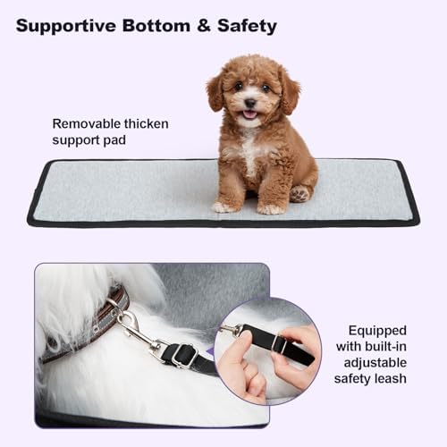 Ownpets Large Pet Carrier for Dogs Cats, 18-20lbs, Hands-Free Purse Bag - Image 3