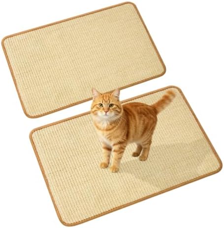 Cat Scratch Furniture Protector Pad Sisal Mat for Couch Scratching Board by GraciadecoStorage