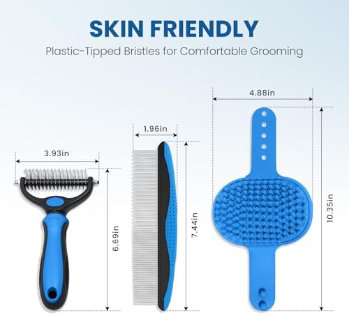 Pet Grooming Rake,Metal Comb, Bathing Grooming Brush for Dogs and Cats - Image 5